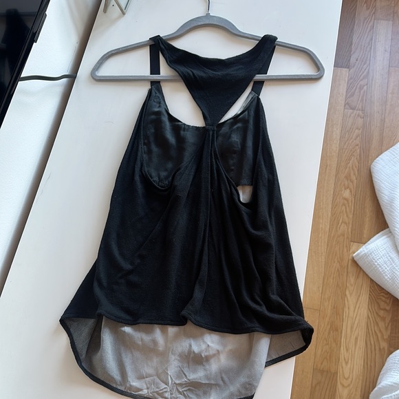 Helmut Lang Silk Razorback Top - Picture 2 of 5